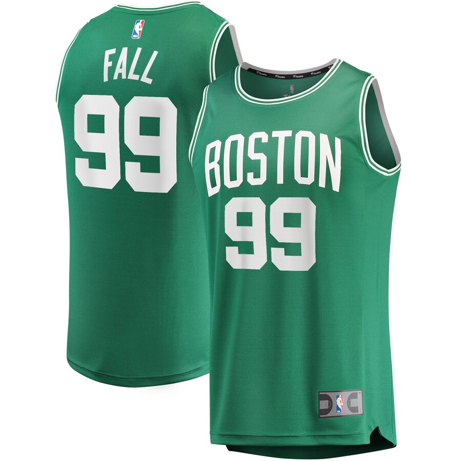Men's Boston Celtics Tacko Fall #99 2019-20 Fanatics Branded Replica Fast Break Icon Edition Green Jersey 2401JBCV